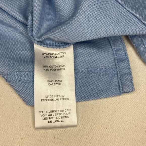 Travis Mathew Light Blue Shirt colonial patch men’s large - Picture 6 of 7